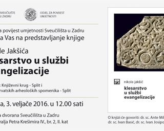 Predstavljanje knjige ''Klesarstvo u službi evangelizacije''